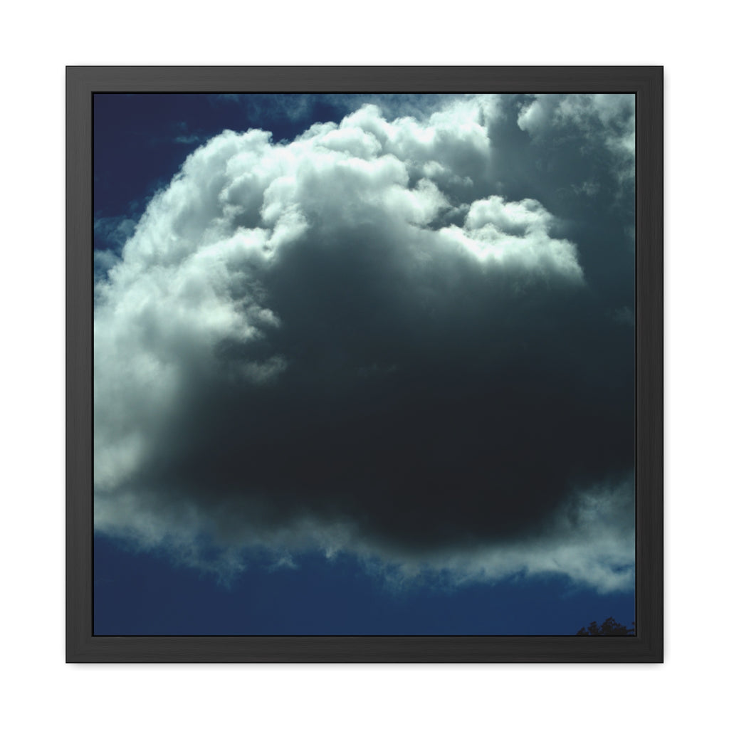 Dramatic cloud photography framed sky poster by Nature Noticed