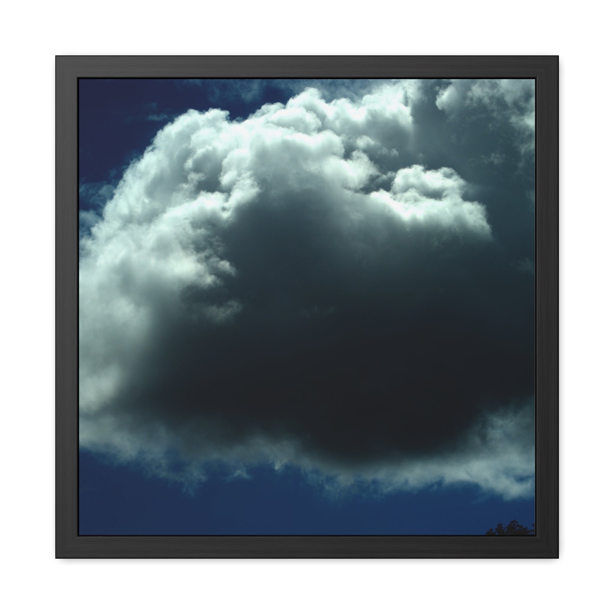 Dramatic cloud photography framed sky poster by Nature Noticed
