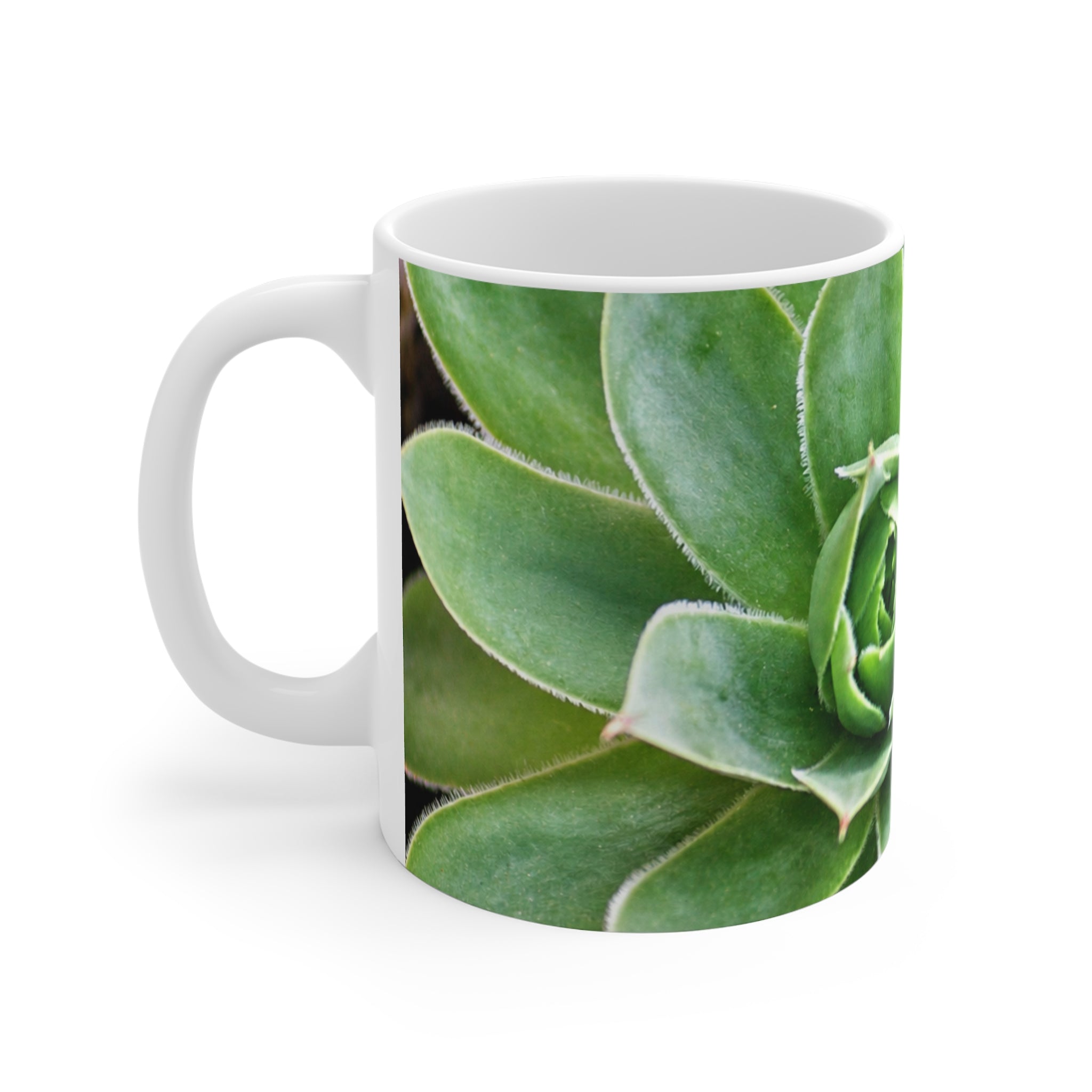 Succulent Botanical Greenery Photo Mug