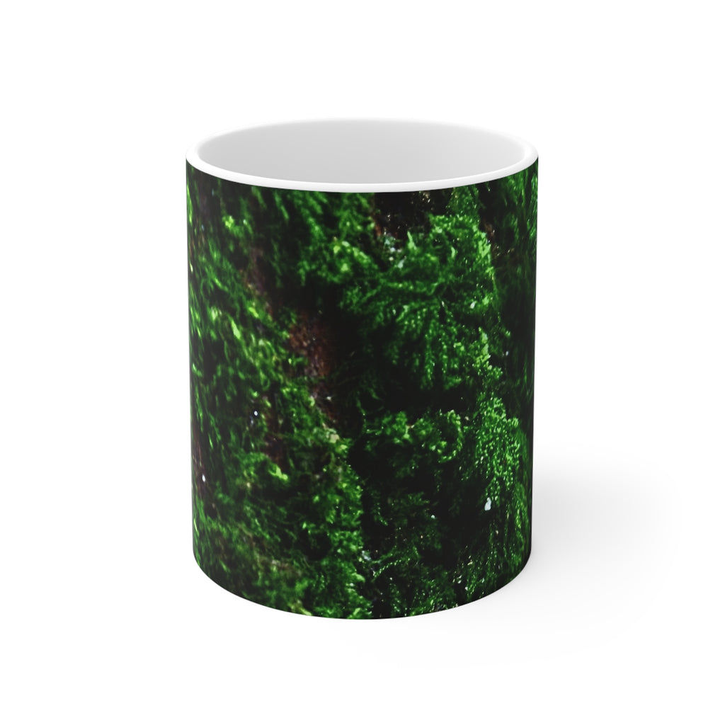 Moss Close-Up Photo Mug