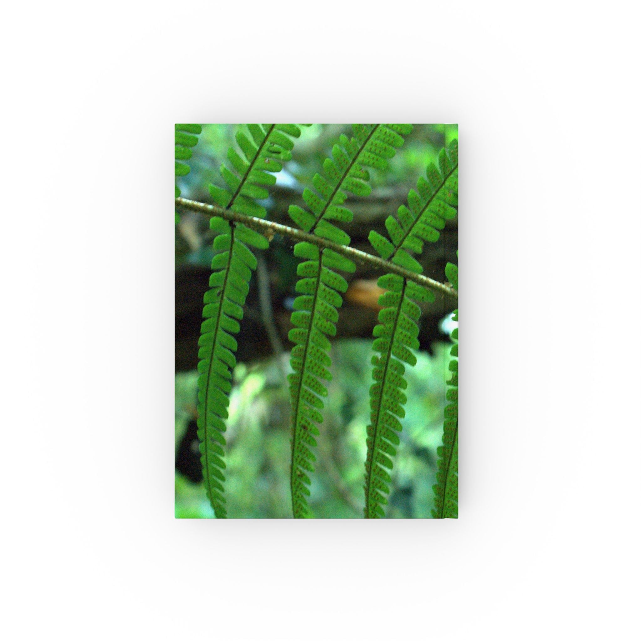 Alternate view of Green Fern Hardback Journal