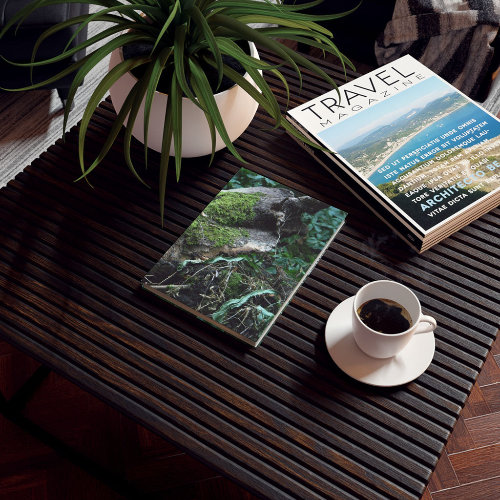 Mossy Woodland Hardback Journal — Original Forest Photography