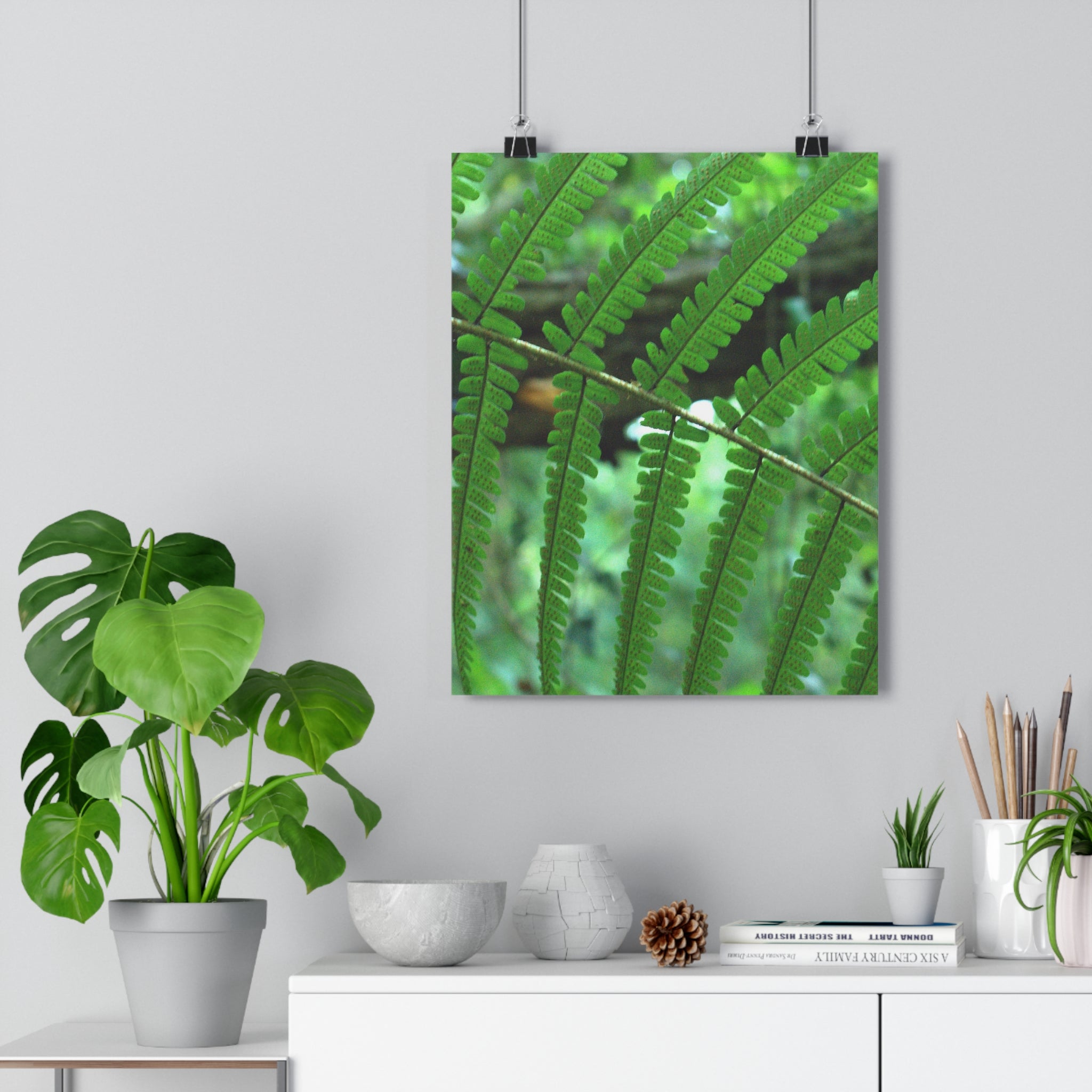 Alternate view of Green Fern Museum-Grade Paper Poster