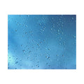 Blue Raindrops original nature photography satin stretched canvas