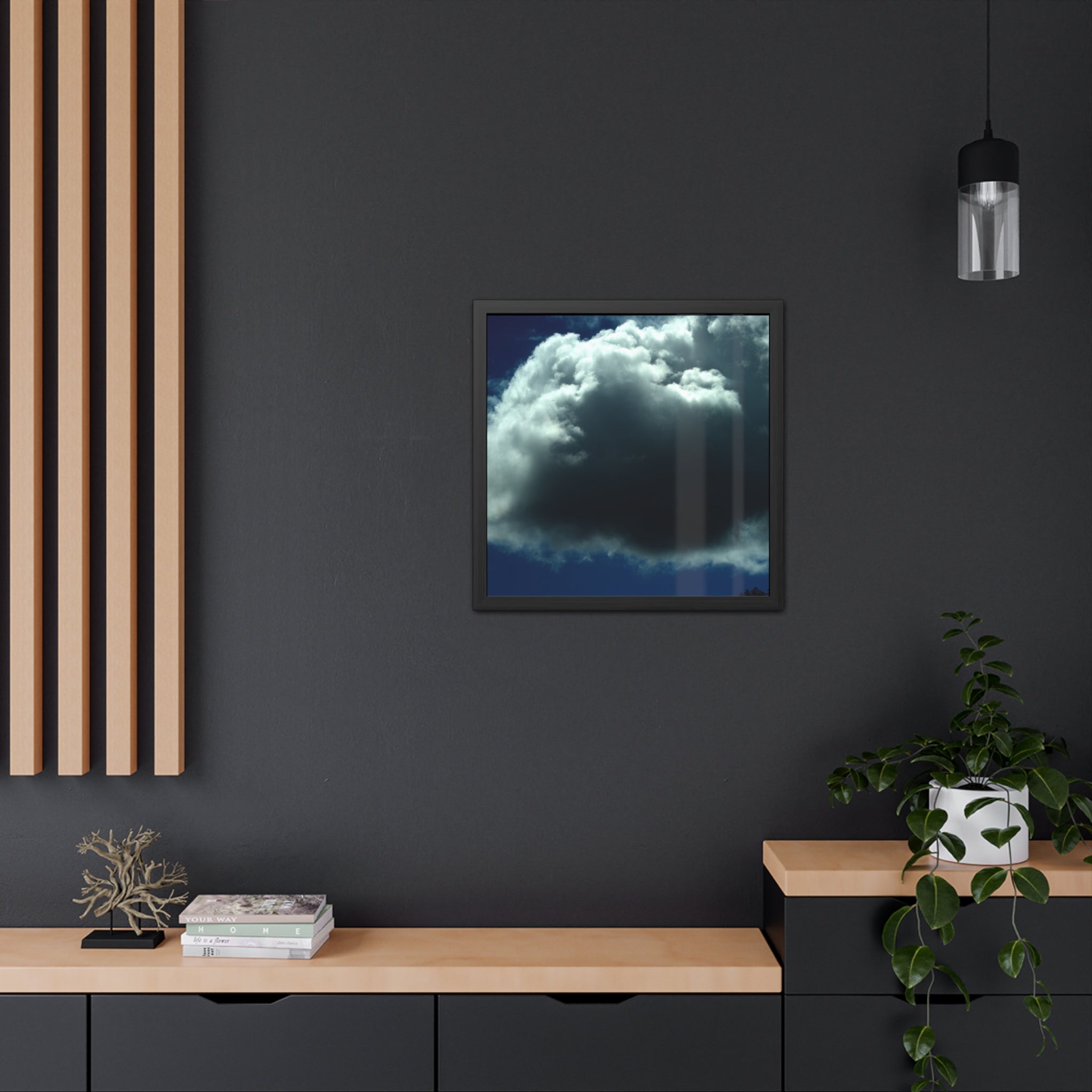 Dramatic Cloudscape Framed Poster — Original Sky Photography