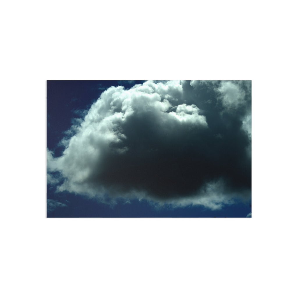 Dramatic Cloudscape fine art postcard with original sky photography