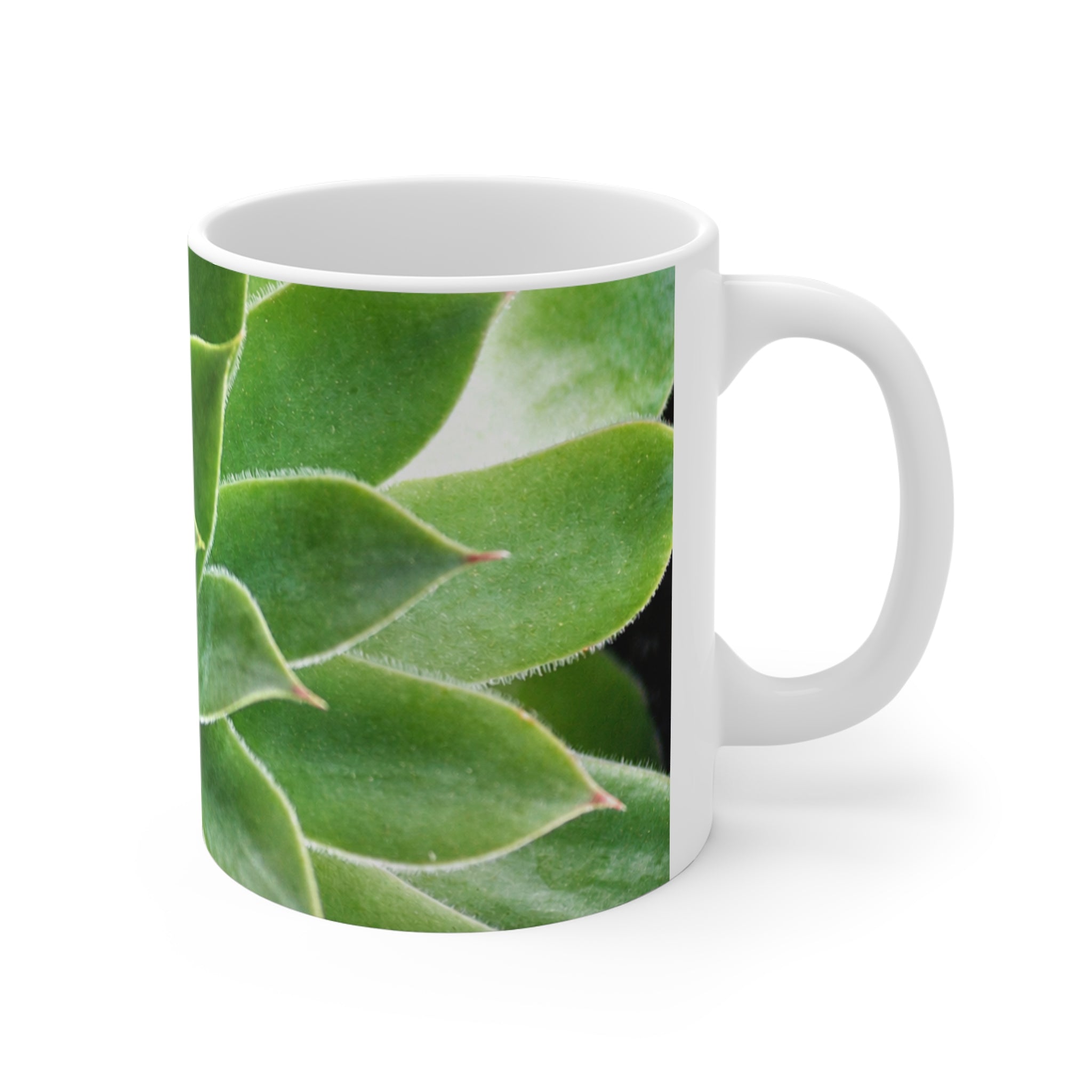 Succulent Botanical Greenery Photo Mug
