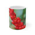 Red Berry Botanical Photo Mug