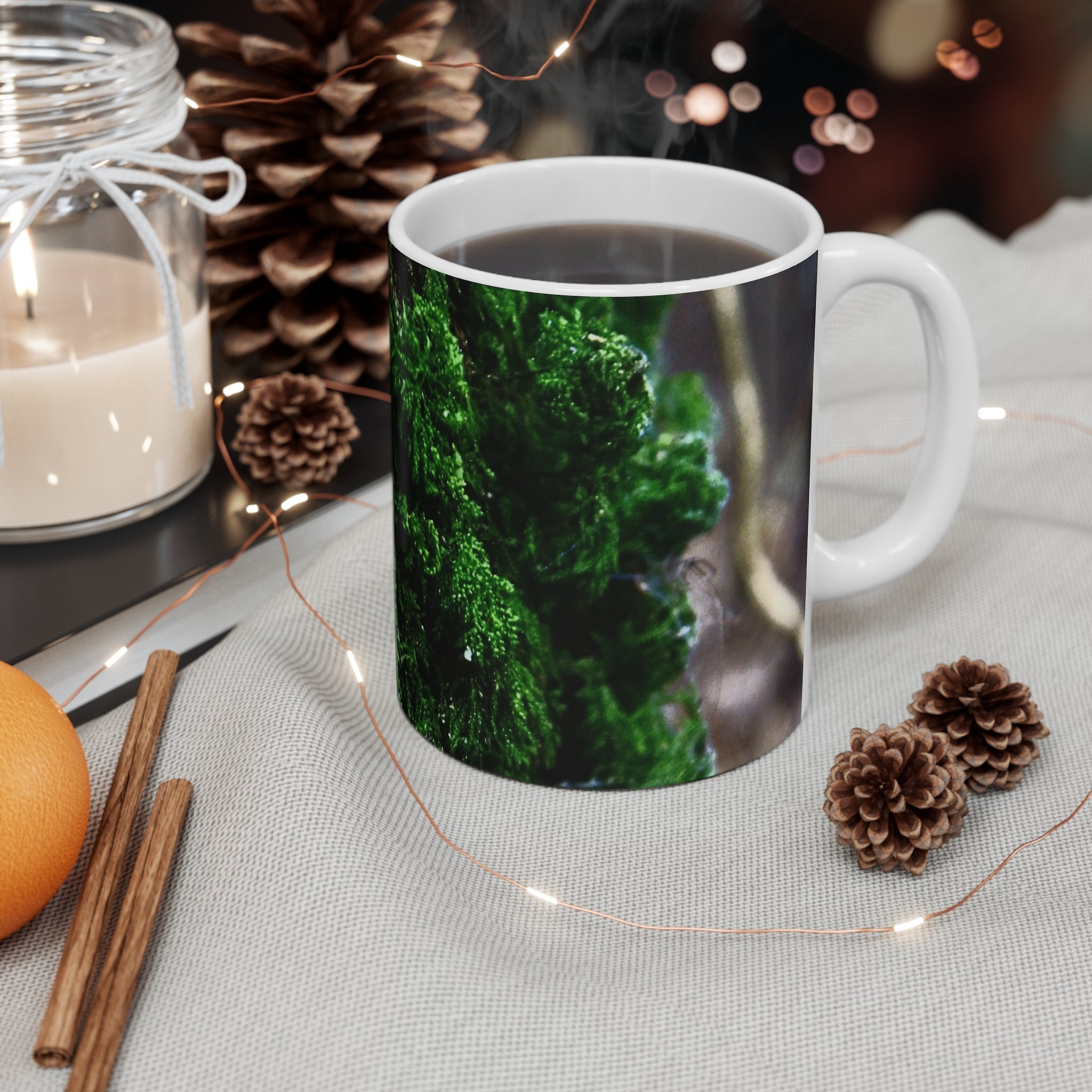 Moss Close-Up Photo Mug
