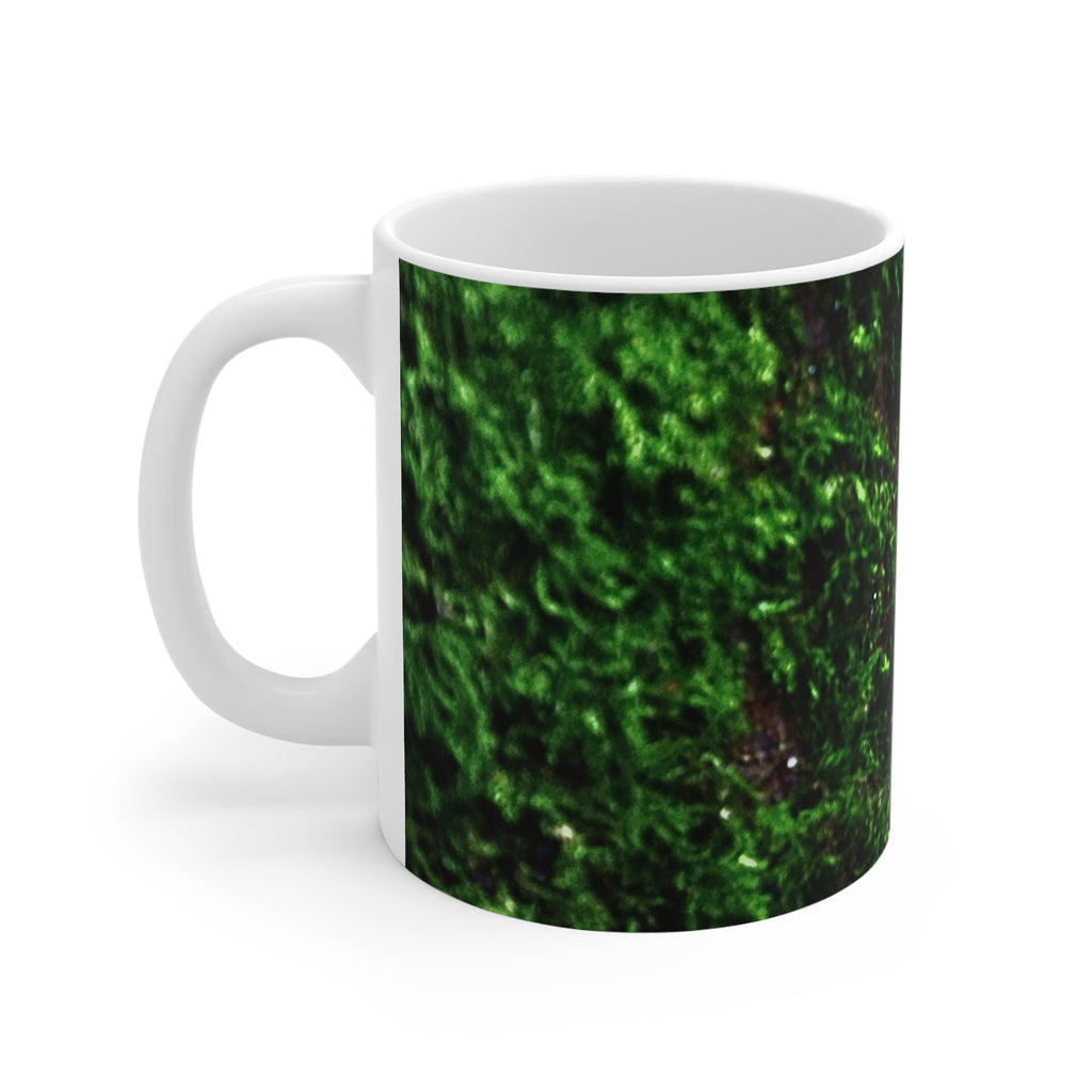 Moss Close-Up Photo Mug