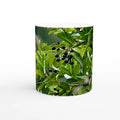 Cherry Laurel Berries nature photography mug — Nature Noticed product mockup
