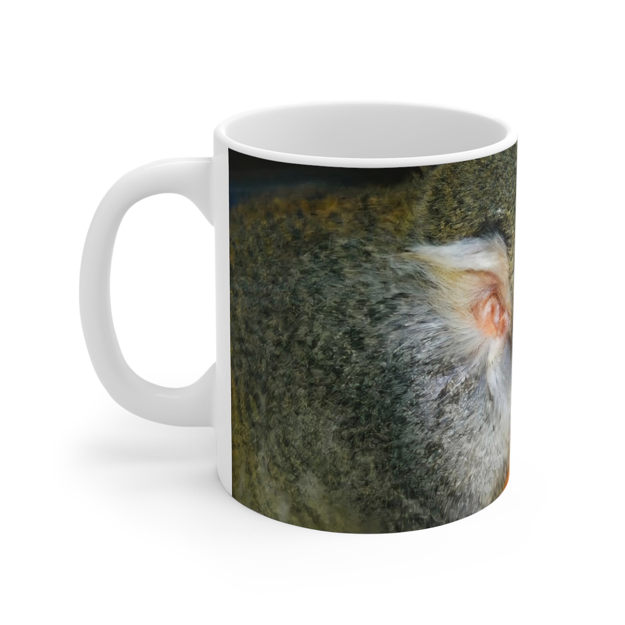 Squirrel Monkey Close-Up Photo Mug