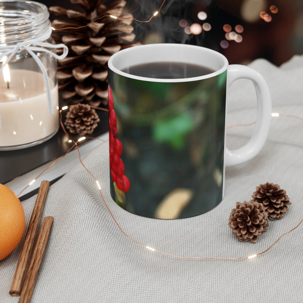 Red Berries Close-Up Photo Mug