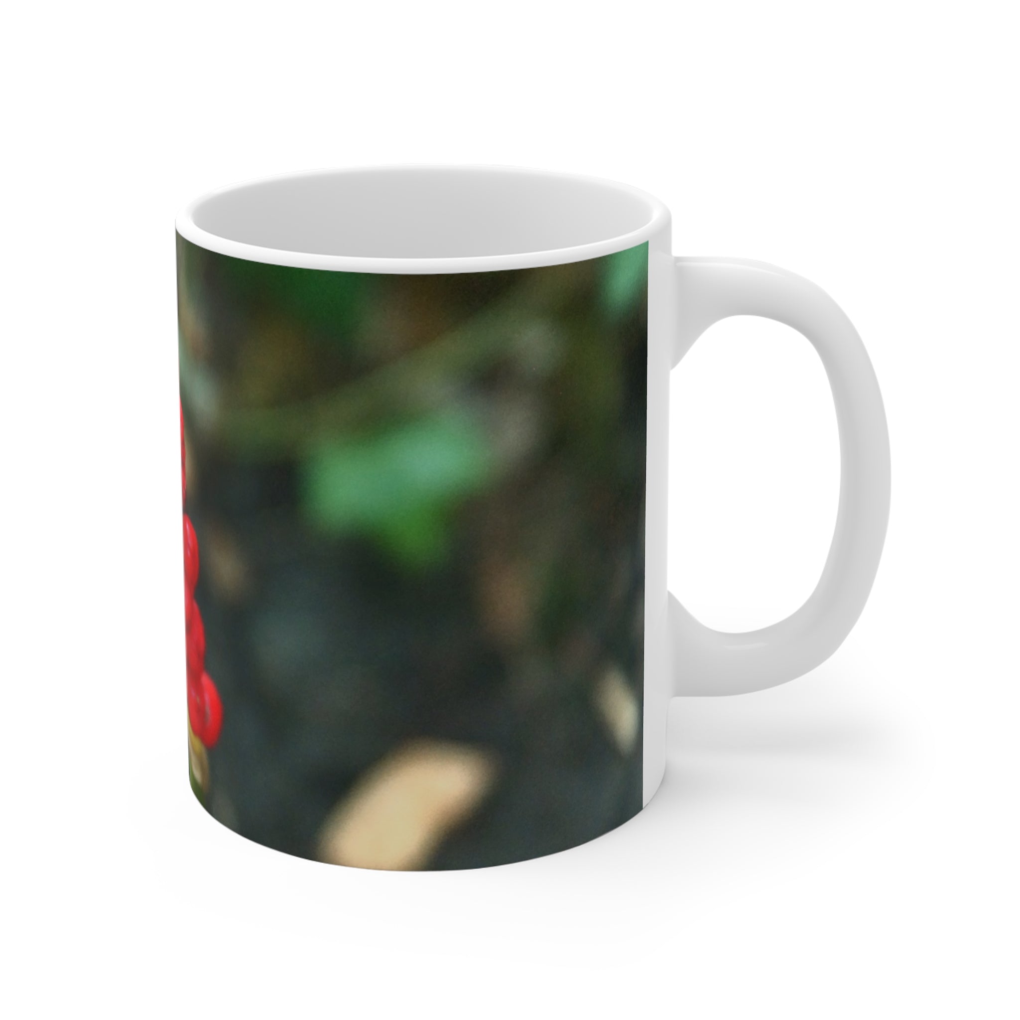 Red Berries Close-Up Photo Mug