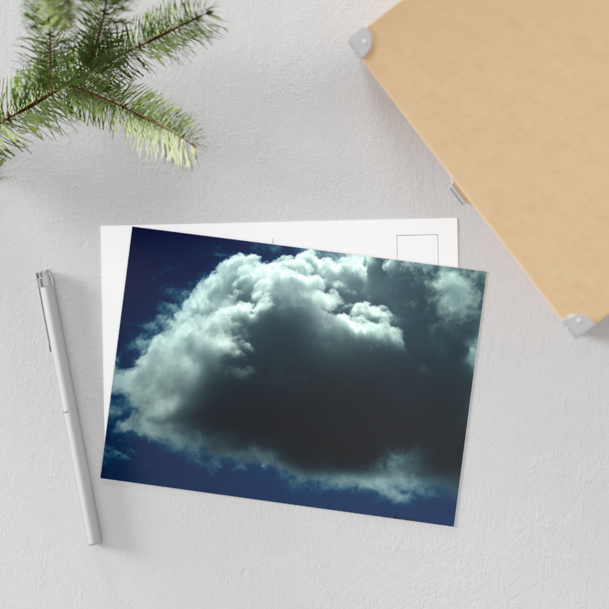 Moody Cloud Fine Art Post Card